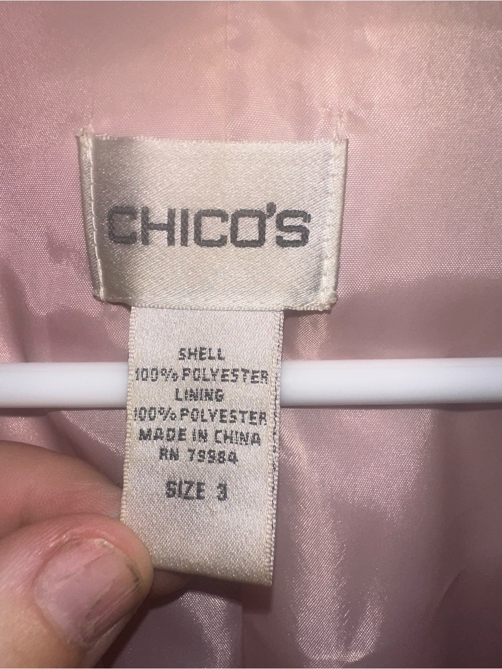 Chico's Soft Blush Ruffle-Trim Open Jacket - Picture 2 of 3